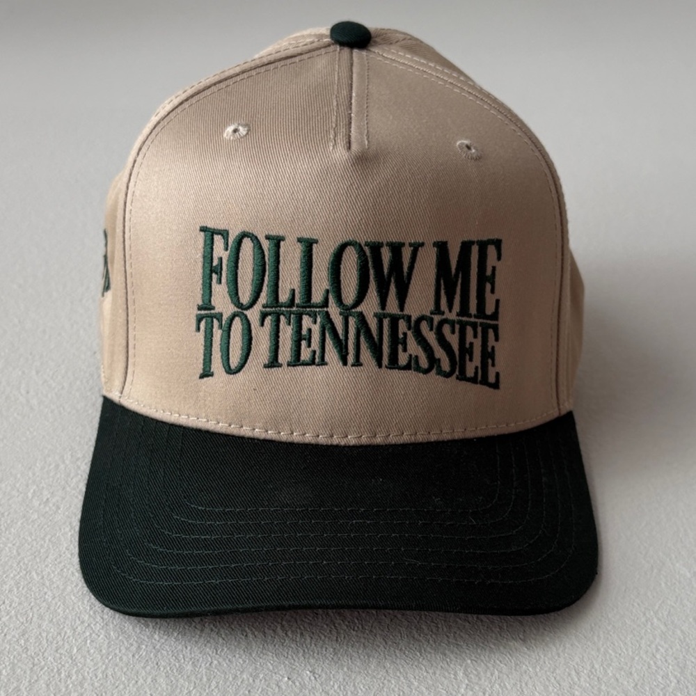OTTO Tan and Green Cap